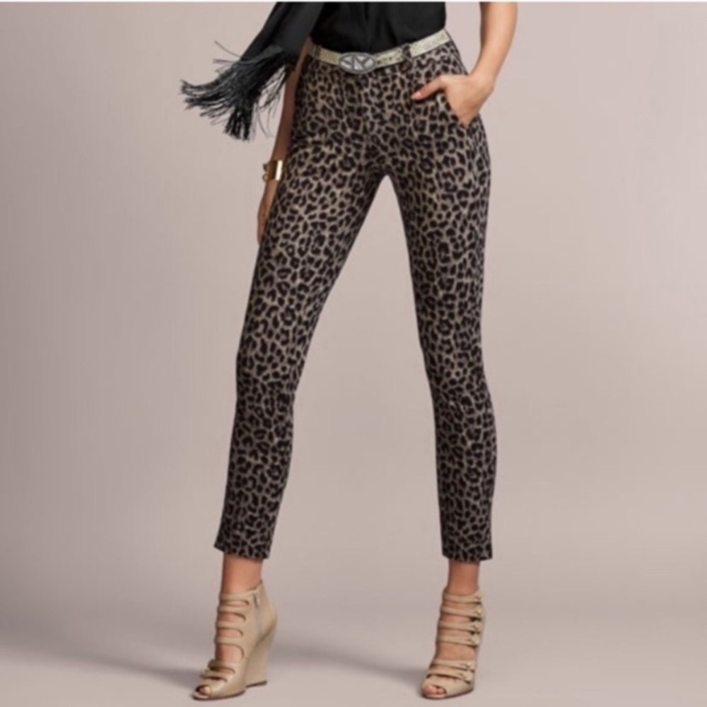 CABI / Jungle Trousers Cheetah Print Pants Size 6